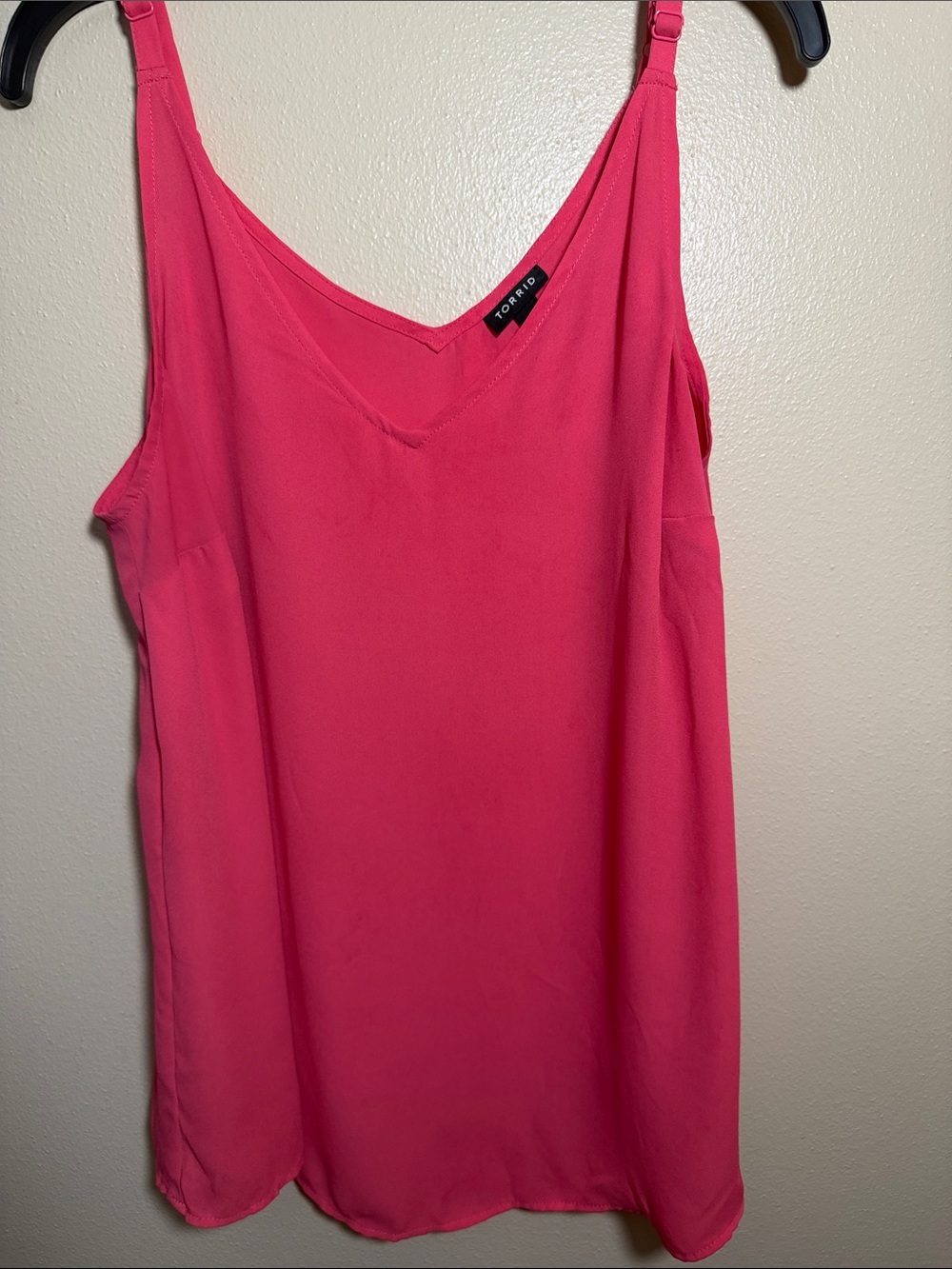torrid Coral Pink V-Neck Spaghetti Strap Cami
